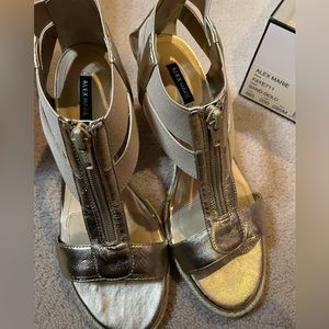 Alex Marie Fold Wedged Sandals